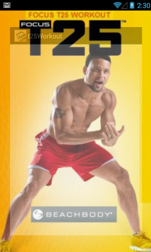 Focus t25 workout