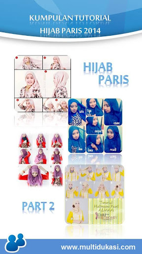 Tutorial Hijab Paris 2