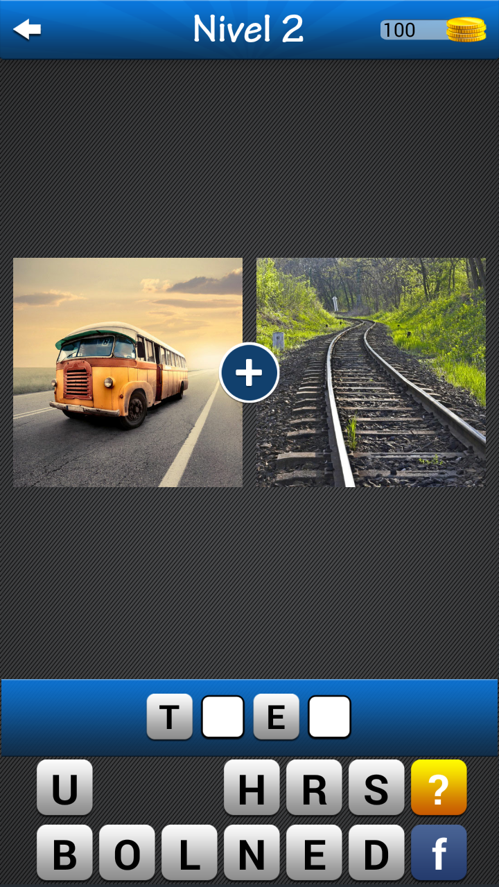 Android application 2 Pics 1 Word screenshort