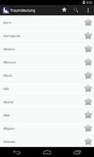 Android-Anwendung Dream Book  - Dictionary Screenshot