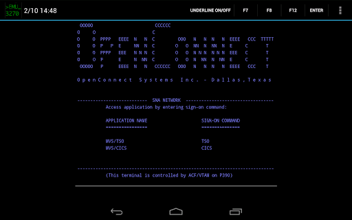 Emulator Access 3270