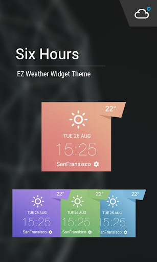 Note Memo style weather widget