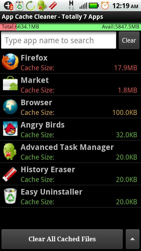 Android application App Cache Cleaner Pro - Clean screenshort