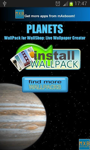 Planets WallShop Pack