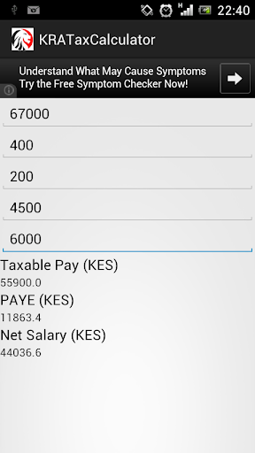 KRA Tax Calculator -Kenya PAYE