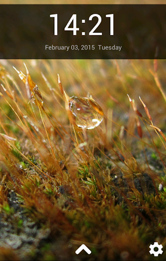 Water Drop Lock Screen