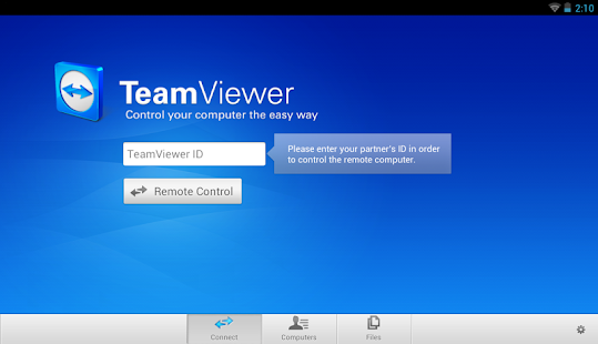 TeamViewer para Control remoto - pantalla de miniaturas