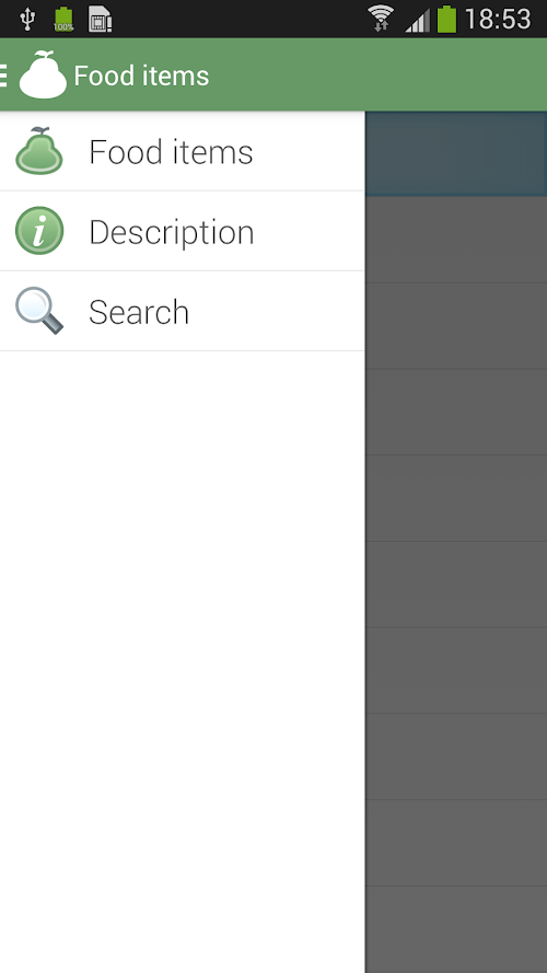 Android application Fructose screenshort