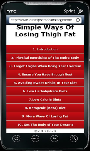 Simple Ways To Lose Thigh Fat