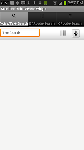 Scan Text Voice SearchWidget