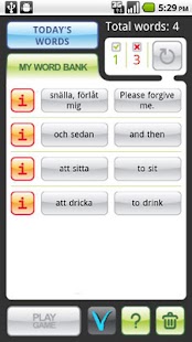 MyWords - Learn Swedish Screenshots 4