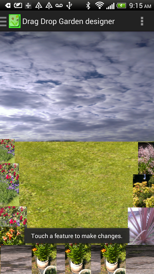 Drag Drop Garden Designer Screen 1