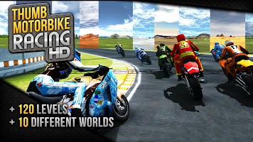 Thumb Motorbike Racing APK 螢幕截圖圖片 #3