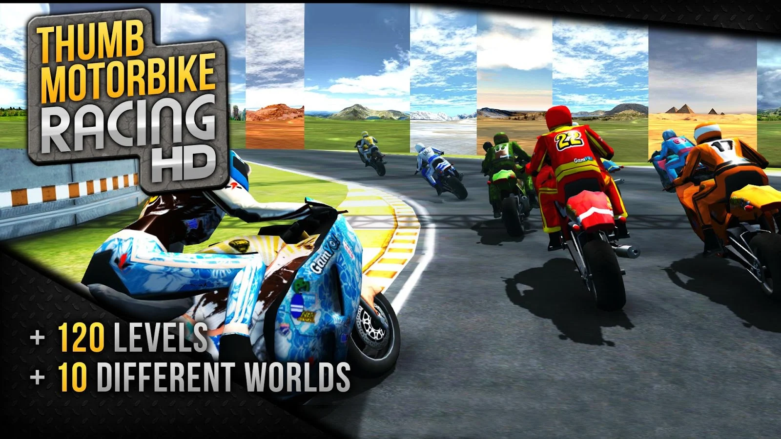   Thumb Motorbike Racing: captura de tela 