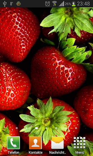 Strawberry Live Wallpaper