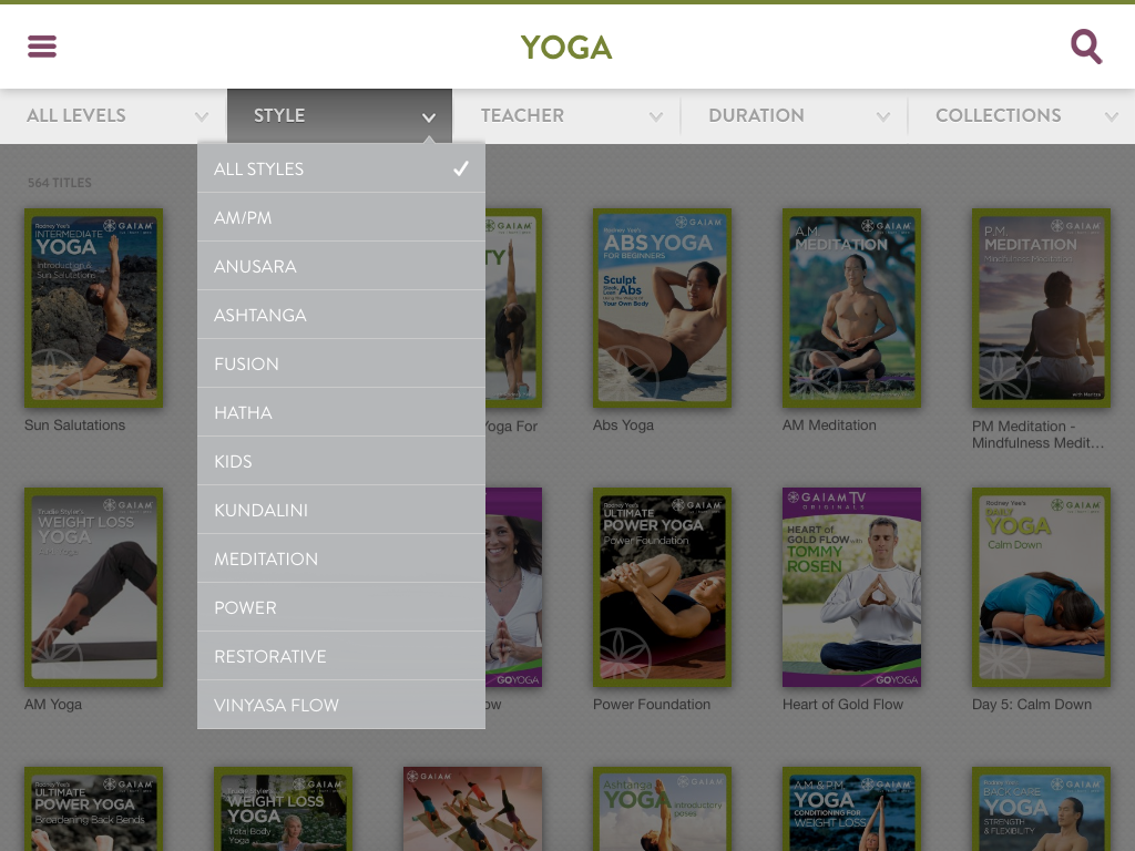 Gaiam TV Streaming Video Android Apps on Google Play