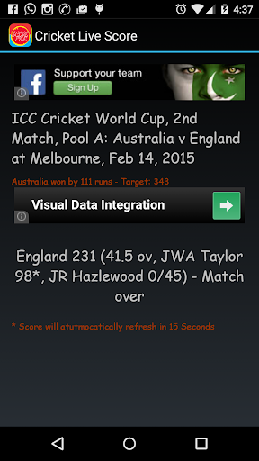 免費下載娛樂APP|Cricket Live Score app開箱文|APP開箱王