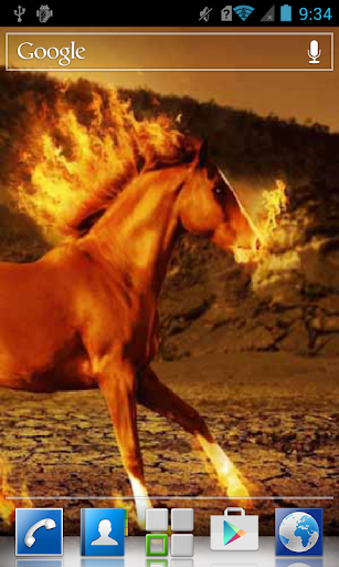 Fire breathing horse LWP