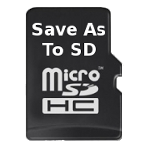 SaveAs to SDCard