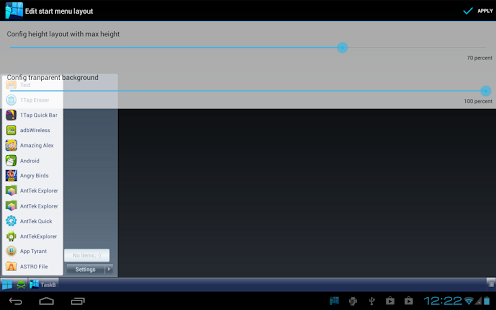 Taskbar - Windows 8 Style - screenshot thumbnail
