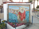 Moses Parting the Sea Mosaic