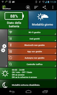 Screenshot dell'applicazione Android GreenPower Premium