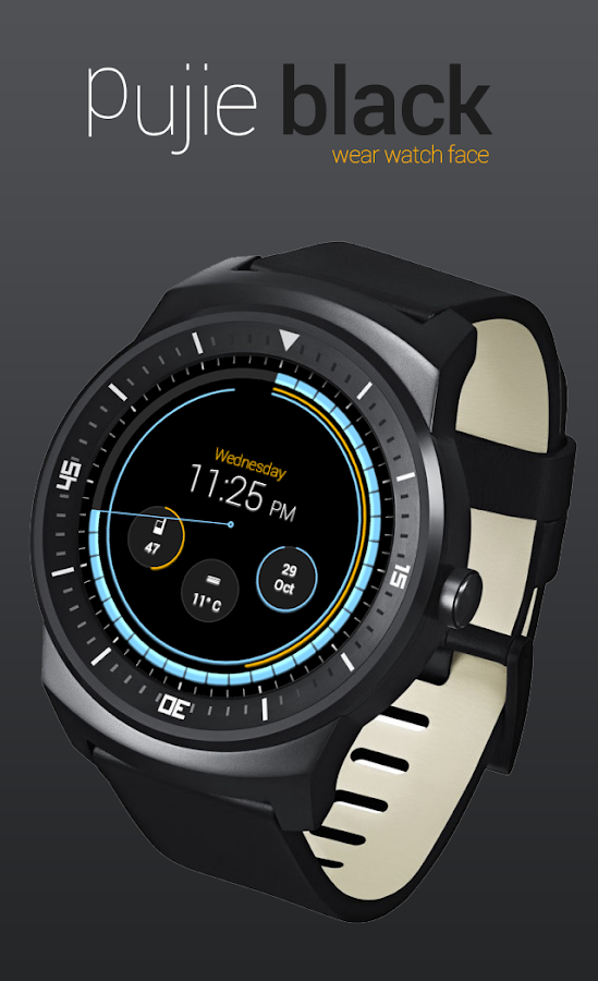 Pujie Black Watch Face Android Apps on Google Play