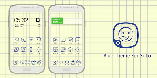 Blue Simple Style Theme