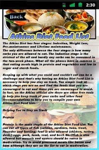 download Atkins Diet Food List free