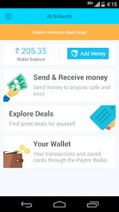 Paytm Wallet - Transfer Money