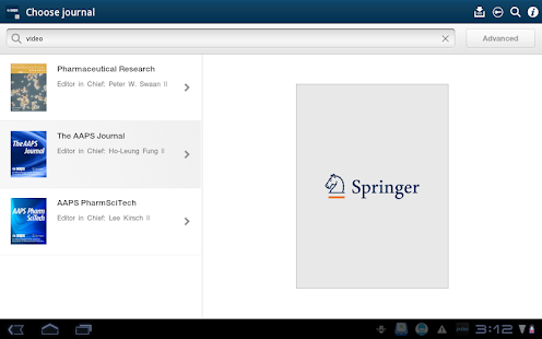 AAPS Journals Screenshots 0