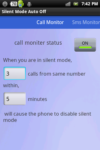 Silent Mode Auto Off