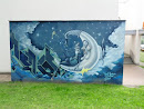 Mural Księżyc