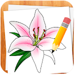 Cover Image of ดาวน์โหลด วิธีการวาดดอกไม้ 2.0 APK