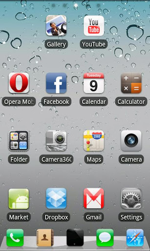GO Launcher EX iPhone Style v1.0
