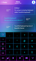 TouchPal Neon Light Theme APK تصویر نماگرفت #6