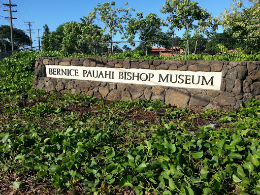 Bernice Pauahi Bishop Museum Sign