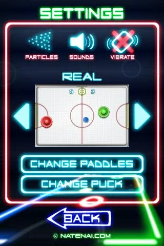   Glow Hockey 2- 스크린샷 