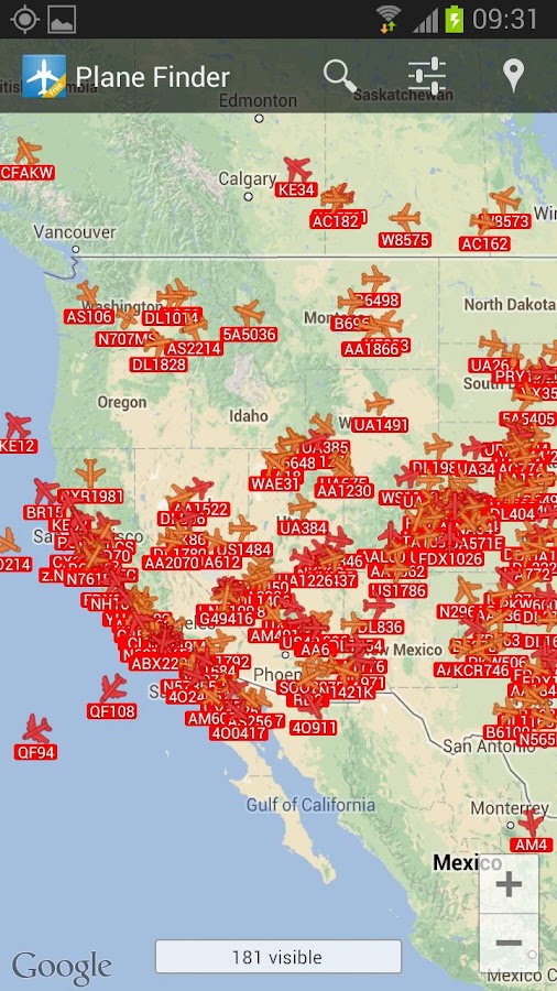 Plane Finder – 航空レーダー24 _ Live Flight Tracker – VXUMTW