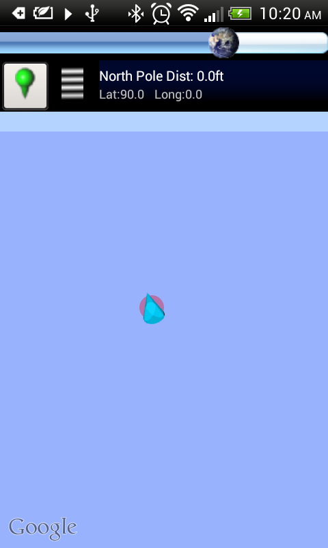 Android application GPS Map Pro screenshort