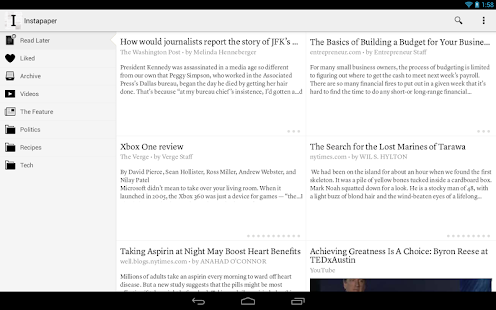 Instapaper - screenshot thumbnail