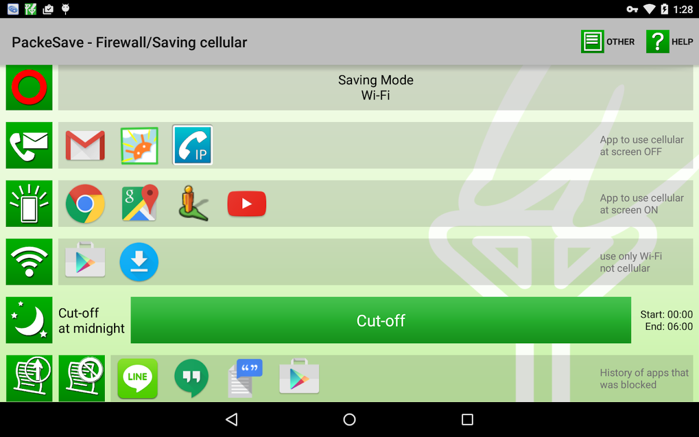   PackeSave - Easy Firewall – Capture d'écran 