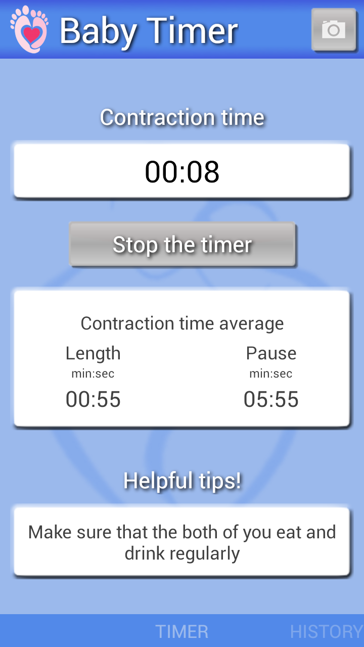 Baby Timer Screen 2