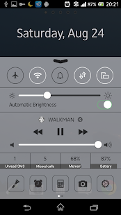 Control Center - iPhone iOS 8