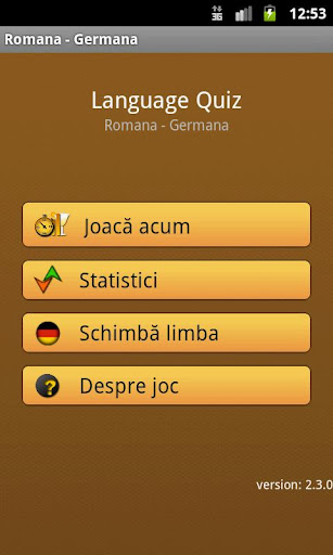 Lanquage Quiz: Romanian-German