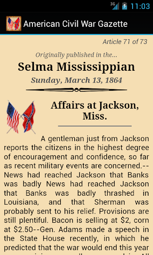 【免費教育App】1864 Apr Am Civil War Gazette-APP點子