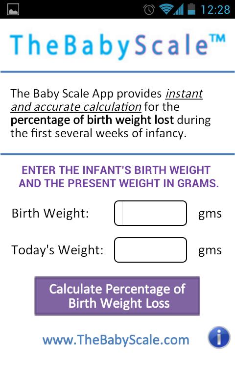 The Baby Scale Screen 2