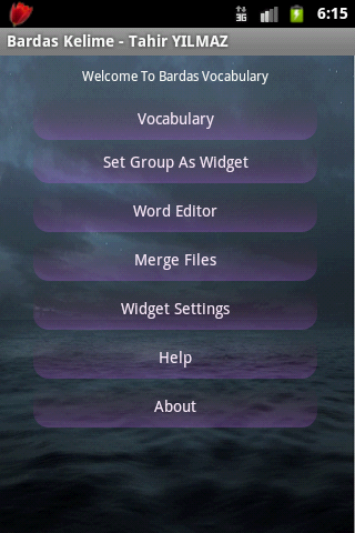 Vocabulary Learning App.