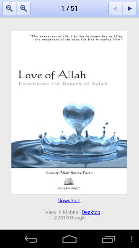 Love of Allah Salah Book