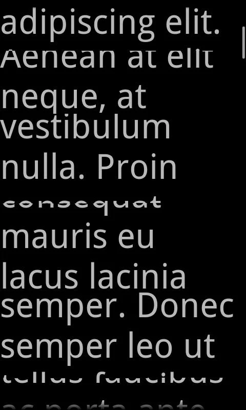 A Prompter for Android - screenshot